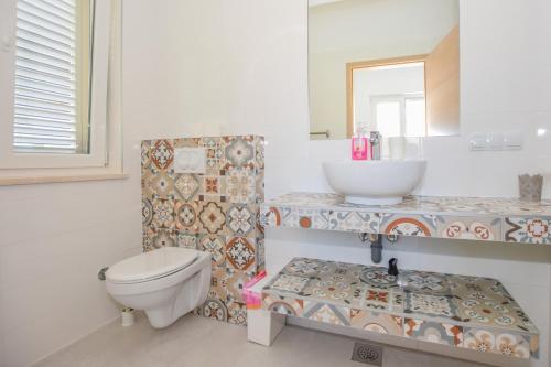 Bilik mandi di Villa Magena - Modern Apartments in Pag Center