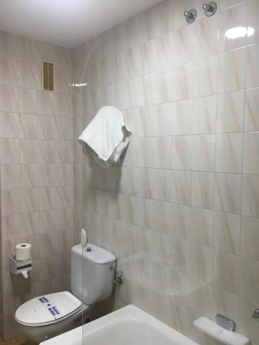 A bathroom at Hotel Rias Baixas