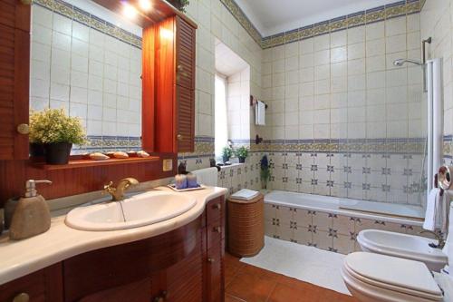 Koupelna v ubytování Monte do Parral