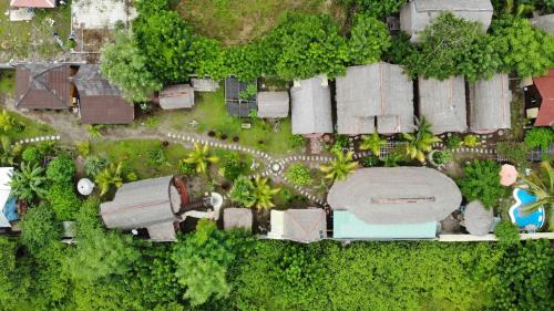 Zahrada ubytování Kampung Meno Bungalows