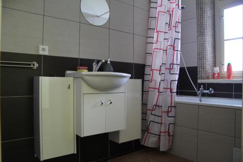 Koupelna v ubytování Apartmán Brašov, Týn nad Vltavou