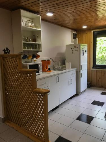 Køkken eller tekøkken på Green Villa