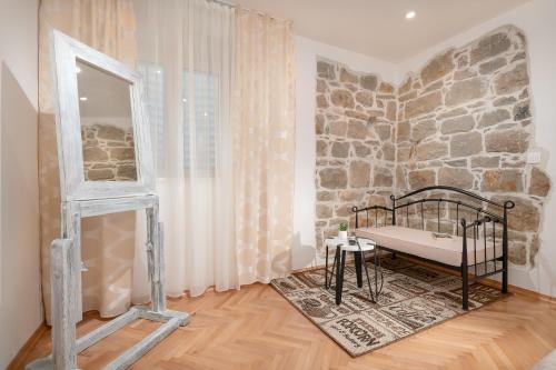 Postel nebo postele na pokoji v ubytování Apartment Boris