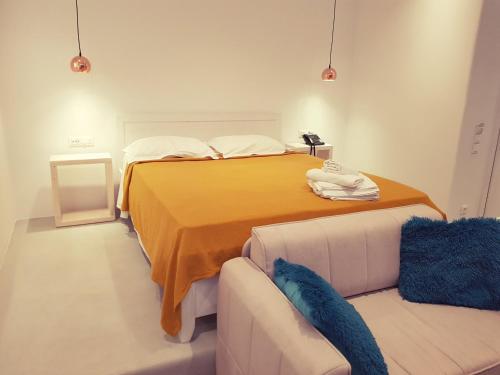 Postel nebo postele na pokoji v ubytování Hotel Gorgona