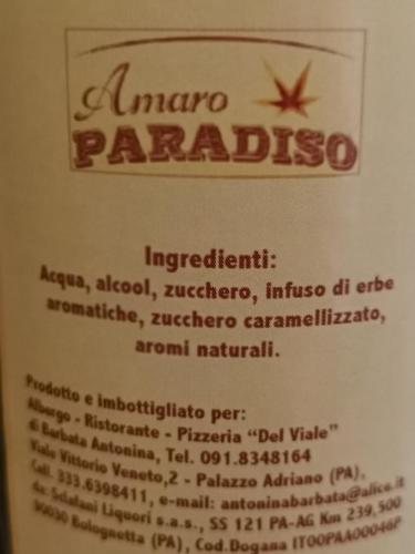a sign for aarmaarmaarmaarmaarmaarmaarmaarmaarmaarmaarma at Albergo Ristorante Pizzeria Del Viale in Palazzo Adriano