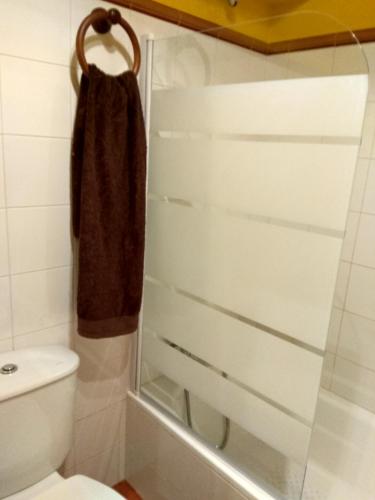 Bilik mandi di Apartamentos Caloca