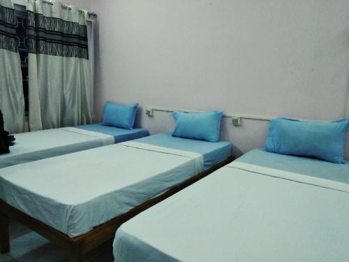 Postel nebo postele na pokoji v ubytování Gibbon Backpackers Hostel
