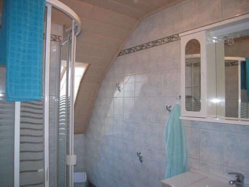 Koupelna v ubytování Biohof Mayerhofer