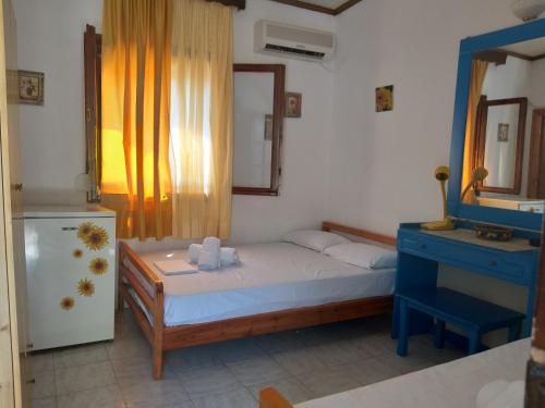 Postel nebo postele na pokoji v ubytování Sea View Bungalows