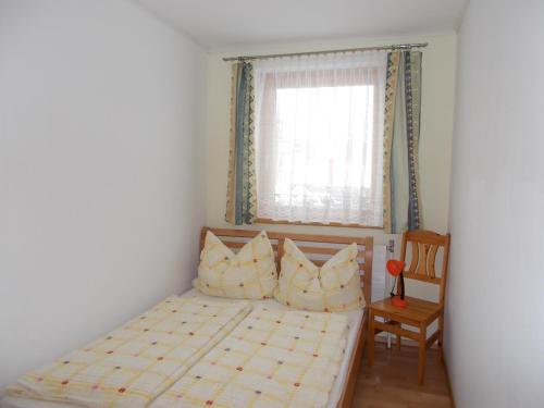 Cama o camas de una habitación en Biohof Mayerhofer
