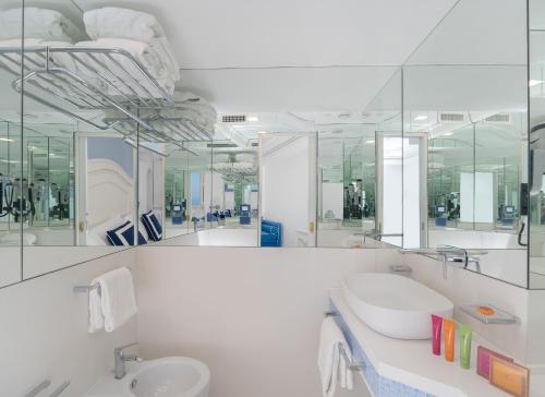 Kylpyhuone majoituspaikassa Piazzetta Diefenbach