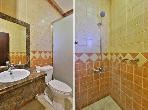 Ванная комната в قصر اليمامة للاجنحة الفندقية-فرع الشميسى