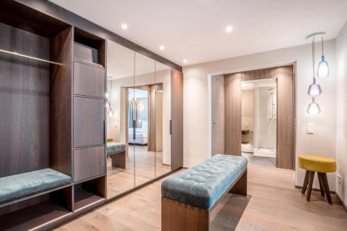 Koupelna v ubytování Hotel Garni Tannleger B&B