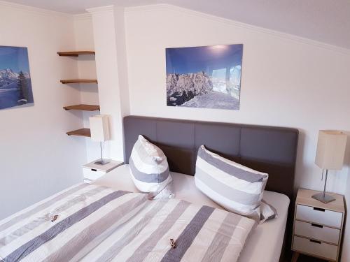 Postel nebo postele na pokoji v ubytování Appartement Haus Pichler