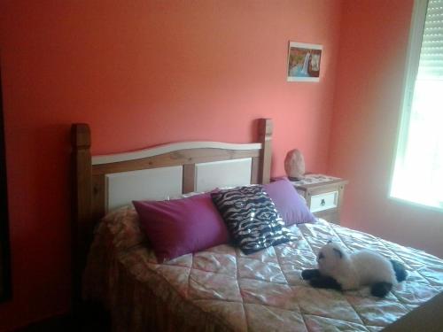 Cama o camas de una habitación en Acogedor apartamento canet de berenguer Naturaleza verde y playa