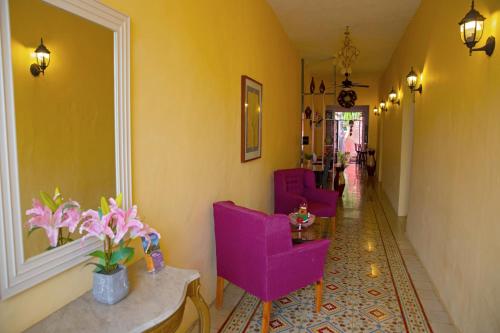 Posezení v ubytování Casa San Juan