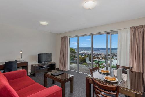Un lugar para sentarse en Bay View Villas