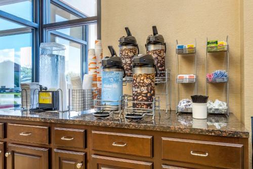 Η κουζίνα ή μικρή κουζίνα στο Comfort Suites Savannah Gateway I-95