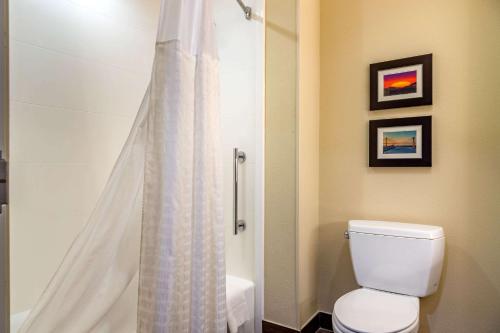 Bathroom sa Comfort Suites Savannah Gateway I-95