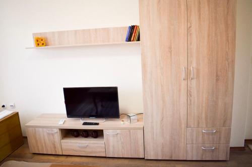 TV a/nebo společenská místnost v ubytování Apartmani 23