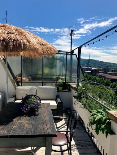 Ein Balkon oder eine Terrasse in der Unterkunft Attico&Nuvole
