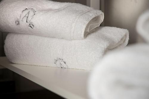 Hotel Palazzo Argentaにあるベッド