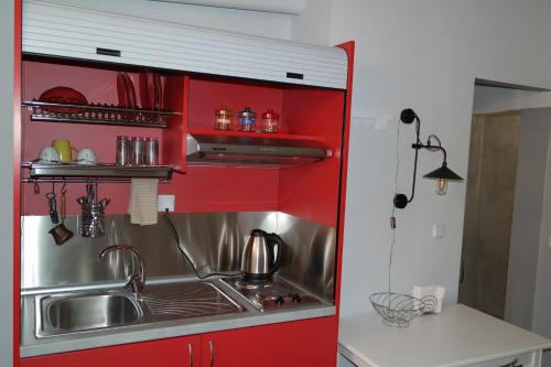 Кухня или мини-кухня в Yro Studios
