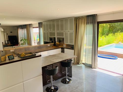A cozinha ou cozinha compacta de Les Terrasses