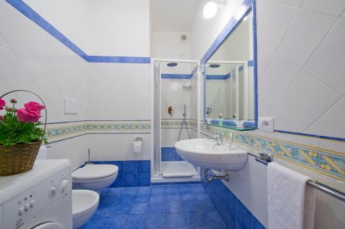 Ένα μπάνιο στο Appartamento Belvedere