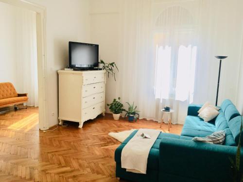 TV a/nebo společenská místnost v ubytování Schäffer Palace