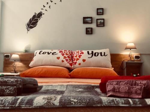 Ένα ή περισσότερα κρεβάτια σε δωμάτιο στο Casa vacanza dei Greci