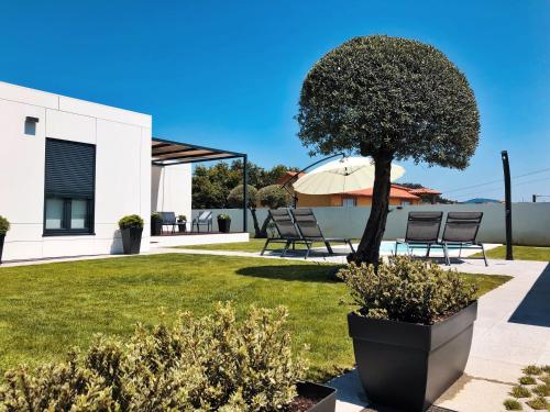 Κήπος έξω από το Chalet Mia Sear Areas