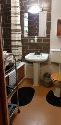 Kylpyhuone majoituspaikassa Modern aparment by Brick Lane, London