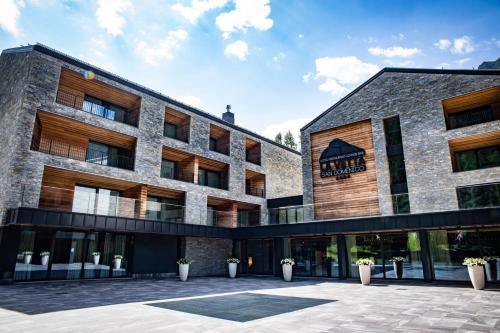 an exterior view of a building at Hotel La Vetta in San Domenico