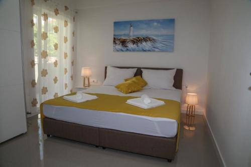 Posteľ alebo postele v izbe v ubytovaní Apartments Paradise Hvar
