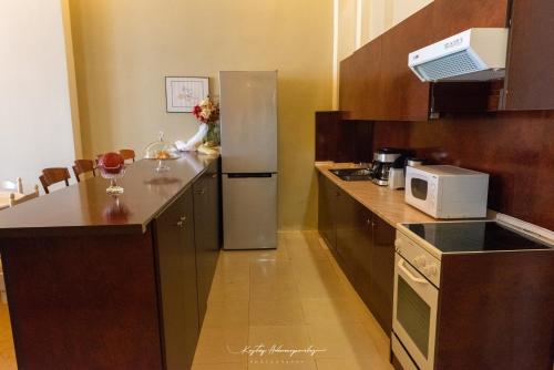 Η κουζίνα ή μικρή κουζίνα στο Premier Sea Apartment
