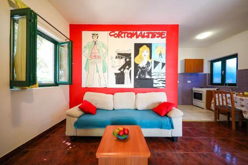 Posezení v ubytování Apartment Corto