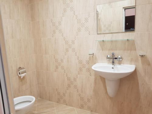Koupelna v ubytování Vladimirov Guest House