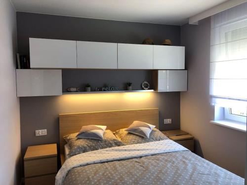 Posteľ alebo postele v izbe v ubytovaní Apartament BD Premium II Klifowa