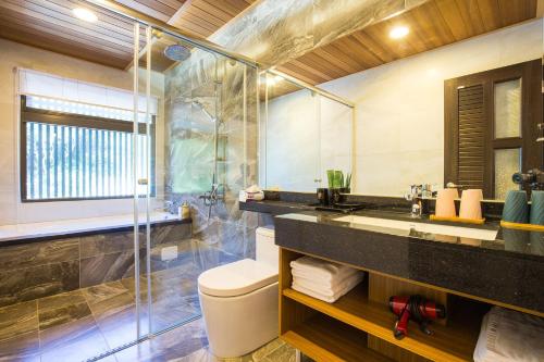 Bathroom sa Qing Man Tong Meng Homestay