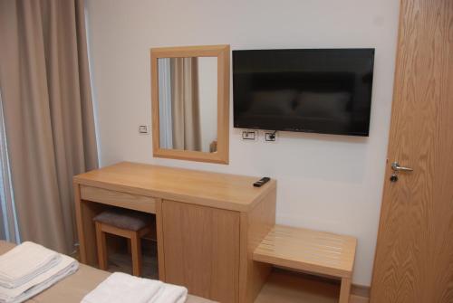 TV a/nebo společenská místnost v ubytování Hotel Sole