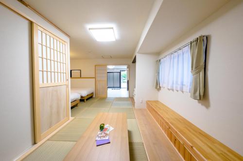 Una cama o camas en una habitación de The road to Mt.Fuji