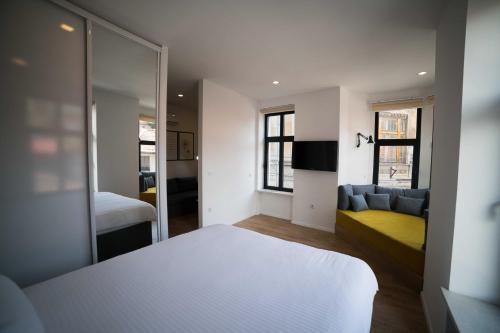 Кровать или кровати в номере D&K apartments