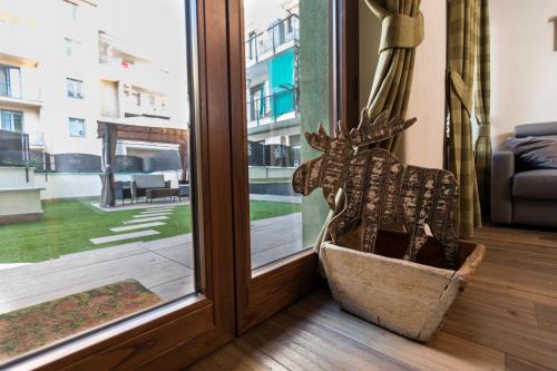 Zahrada ubytování Maison Aosta