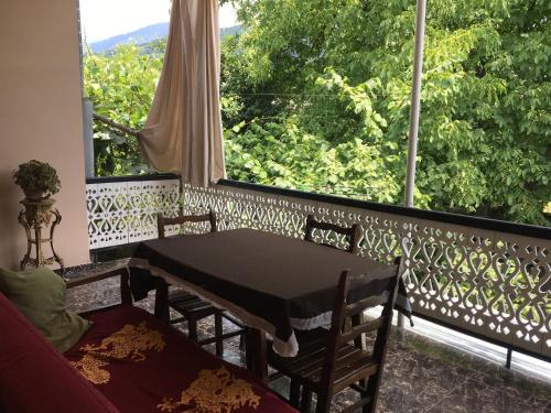 Balkón nebo terasa v ubytování Guesthouse AISI in Lagodekhi
