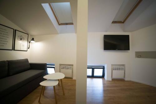 TV a/nebo společenská místnost v ubytování D&K apartments