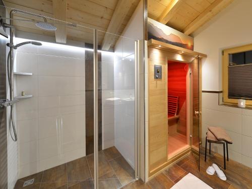 Ein Badezimmer in der Unterkunft Ferienhaus Landenhammer
