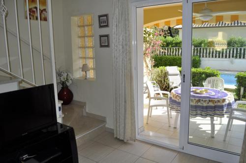 Balcó o terrassa a Acogedor adosado duplex