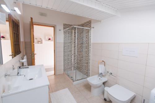 Koupelna v ubytování Hotel Como