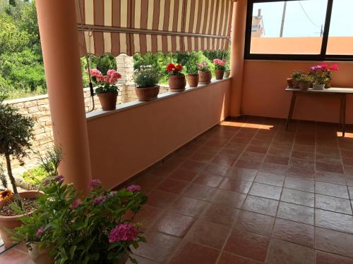 Balkón nebo terasa v ubytování Apartments Lamjana